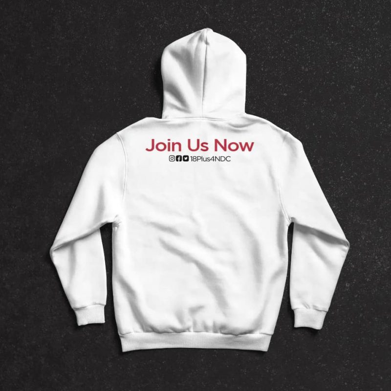 18 Plus White Hoodies