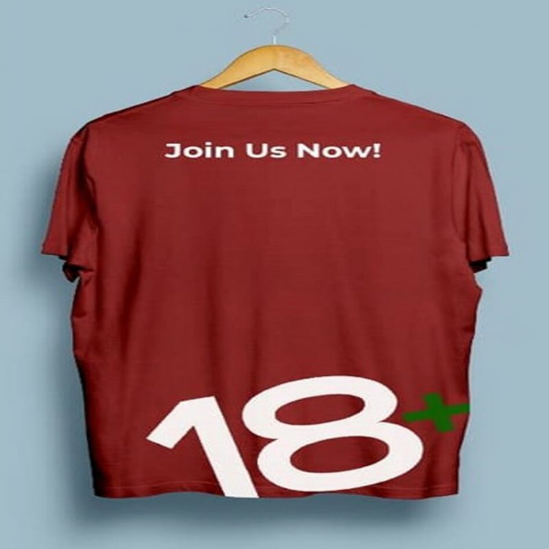 18 Plus Red Shirt